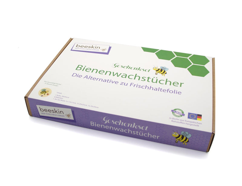 Beeskin - Bijenwasdoek geschenkset