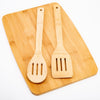 Bamboo cutting board - with spatulas