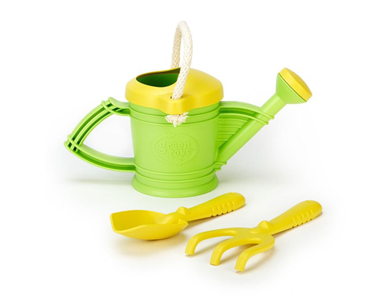 Watering Can with Garden Tools