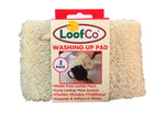 Afwas spons Loofah 1 of 2stuks