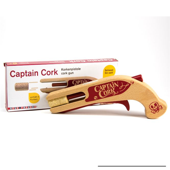 Captain Cork - Cork Gun of Beech Wood 