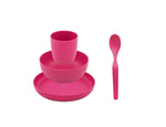 Children's Tableware Gift Set Bioplastic - 3 colors 