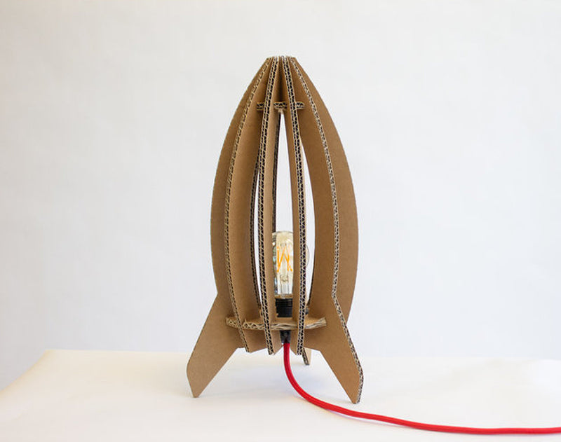 Cardboard Table Lamp Rocket - Meise
