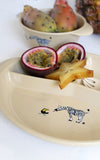 Eco-kids tableware set zebra