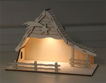 Building kit - Nativity scene with solar panel 