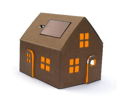 Building kit – Casagami house with solar panel 