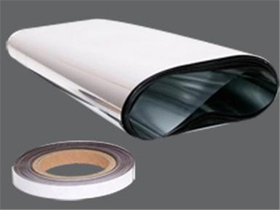 Radiator foil with magnetic tape