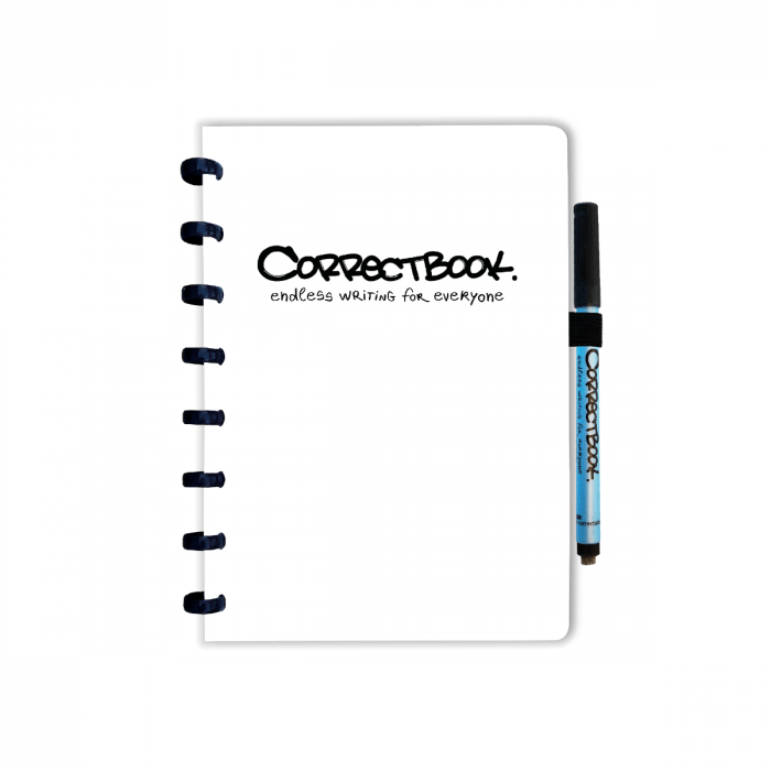 Correctbook Original A5 Inspirational white bullet journal